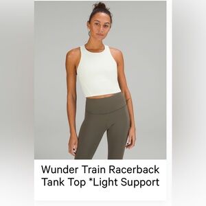Lululemon Athletica White Tank Top